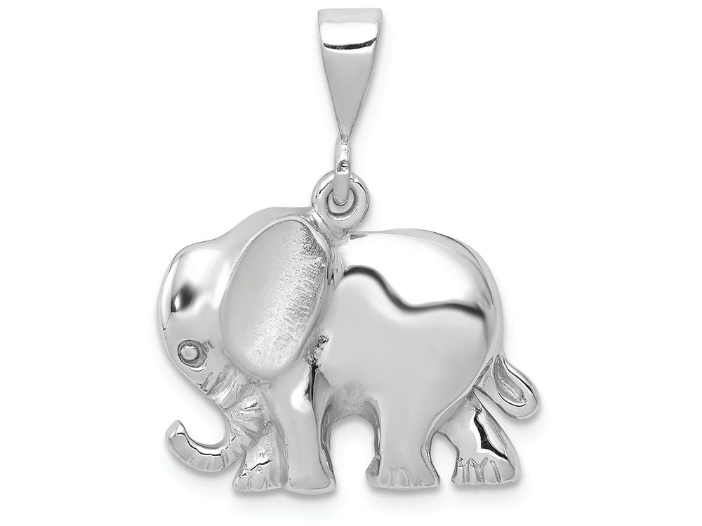 FJC Finejewelers 14k White Gold Elephant Charm