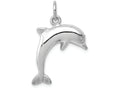 FJC Finejewelers 14k White Gold Dolphin Charm 15 x 23mm