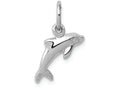 FJC Finejewelers 14k White Gold Dolphin Charm