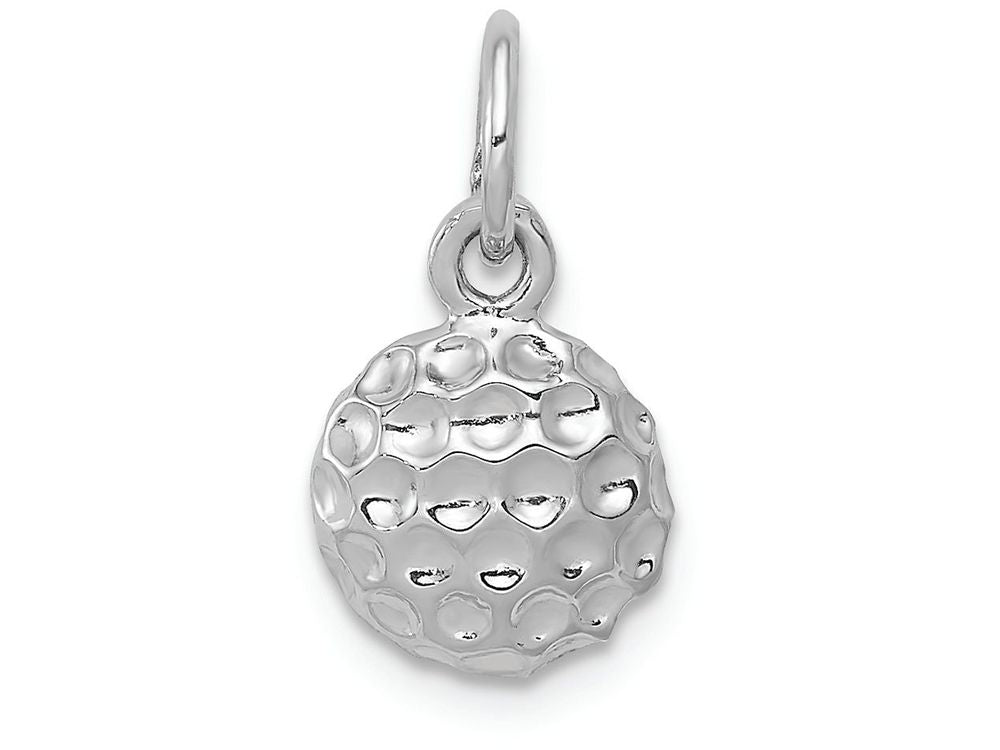 FJC Finejewelers 14k White Gold Golf Ball Charm