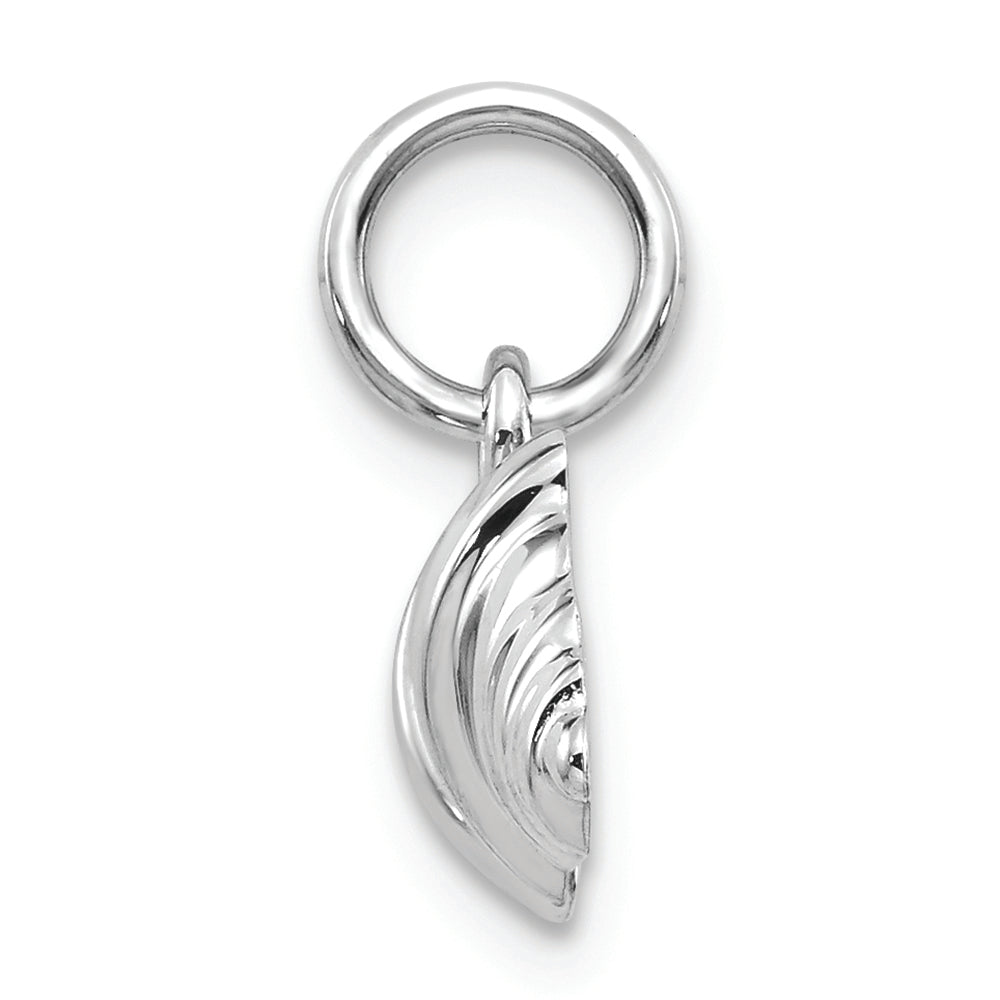 FJC Finejewelers 14k White Gold Barbell Charm