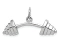 FJC Finejewelers 14k White Gold Barbell Charm
