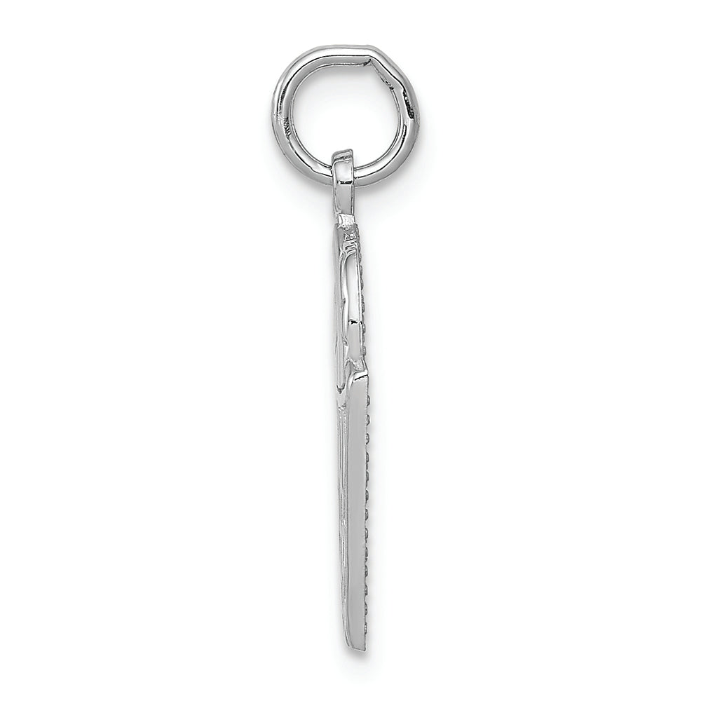 FJC Finejewelers 14k White Gold Basketball Charm