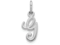 FJC Finejewelers 14k White Gold Casted Initial G Charm