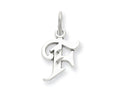FJC Finejewelers 14k White Gold Bright-cut Initial F Charm
