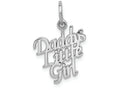 FJC Finejewelers 14k White Gold Daddy's Little Girl Charm