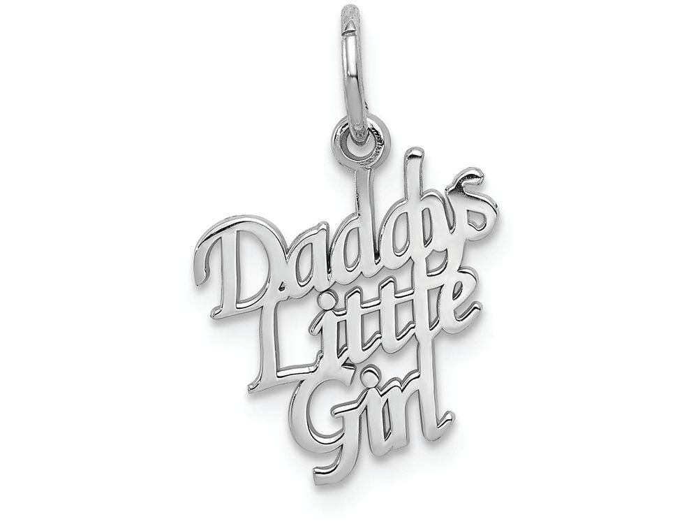 FJC Finejewelers 14k White Gold Daddy's Little Girl Charm