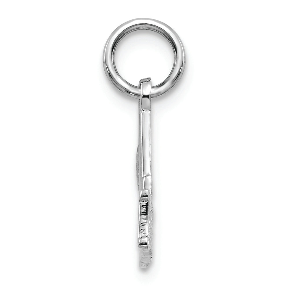 FJC Finejewelers 14k White Gold #1 Mom Charm