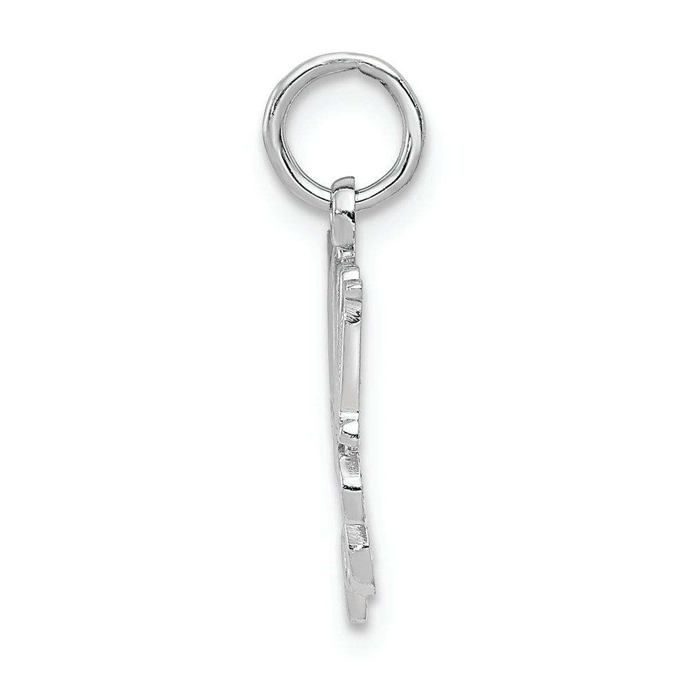 FJC Finejewelers 14k White Gold Mom Charm