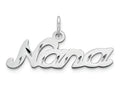 FJC Finejewelers 14k White Gold Nana Charm