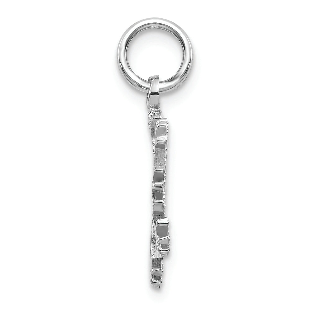 FJC Finejewelers 14k White Gold Snowflake Charm