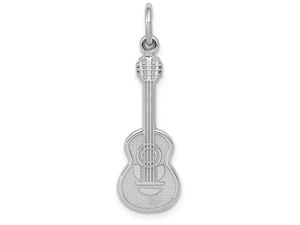 FJC Finejewelers 14k White Gold Guitar Charm