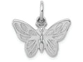 FJC Finejewelers 14k White Gold Butterfly Charm