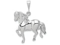 FJC Finejewelers 14k White Gold Horse Charm