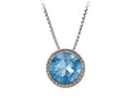 Wind and Fire March 8mm Crystal Birthstone Greek Key Necklace 18 Inches