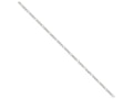 FJC Finejewelers 10 Inch 14k White Gold 3.0mm Flat Figaro Chain Ankle Bracelet
