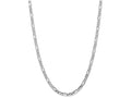 FJC Finejewelers 8 Inch 14k White Gold 5.0mm Flat Figaro Chain Bracelet