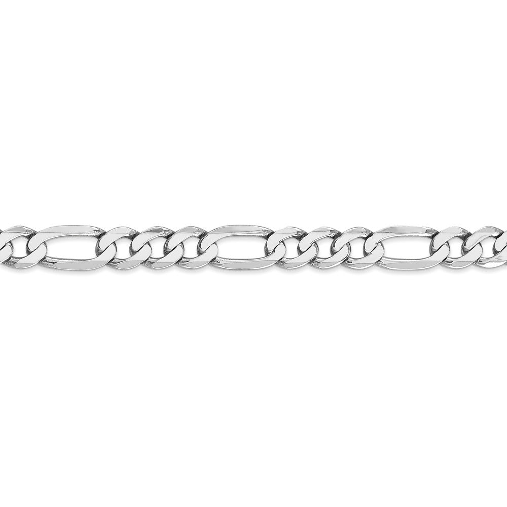 FJC Finejewelers 14k White Gold 7.0mm Figaro Chain