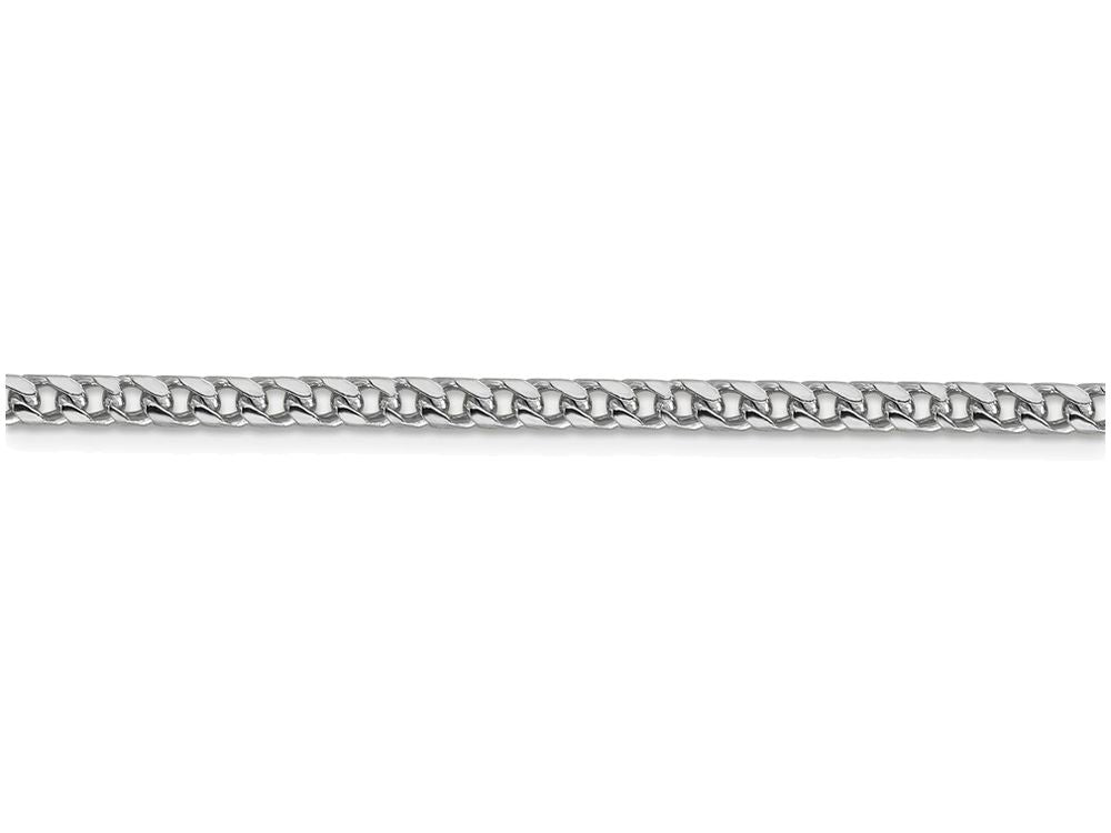 FJC Finejewelers 8 Inch 14k White Gold 3.0mm Franco Chain Bracelet