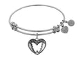 Angelica Collection Antique White Smooth Finish Brass Grand Mother Expandable Bangle