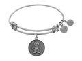 Angelica Collection Antique White Stipple Finish Brass male Expandable Bangle