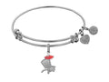Brass With White Finish Enamel Beach Chair Charm For Angelica Collection Bangle