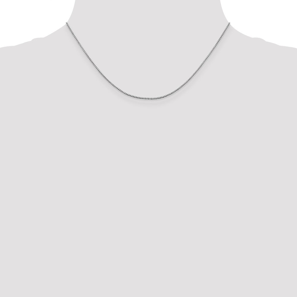 FJC Finejewelers 14k White Gold .95mm Box Chain