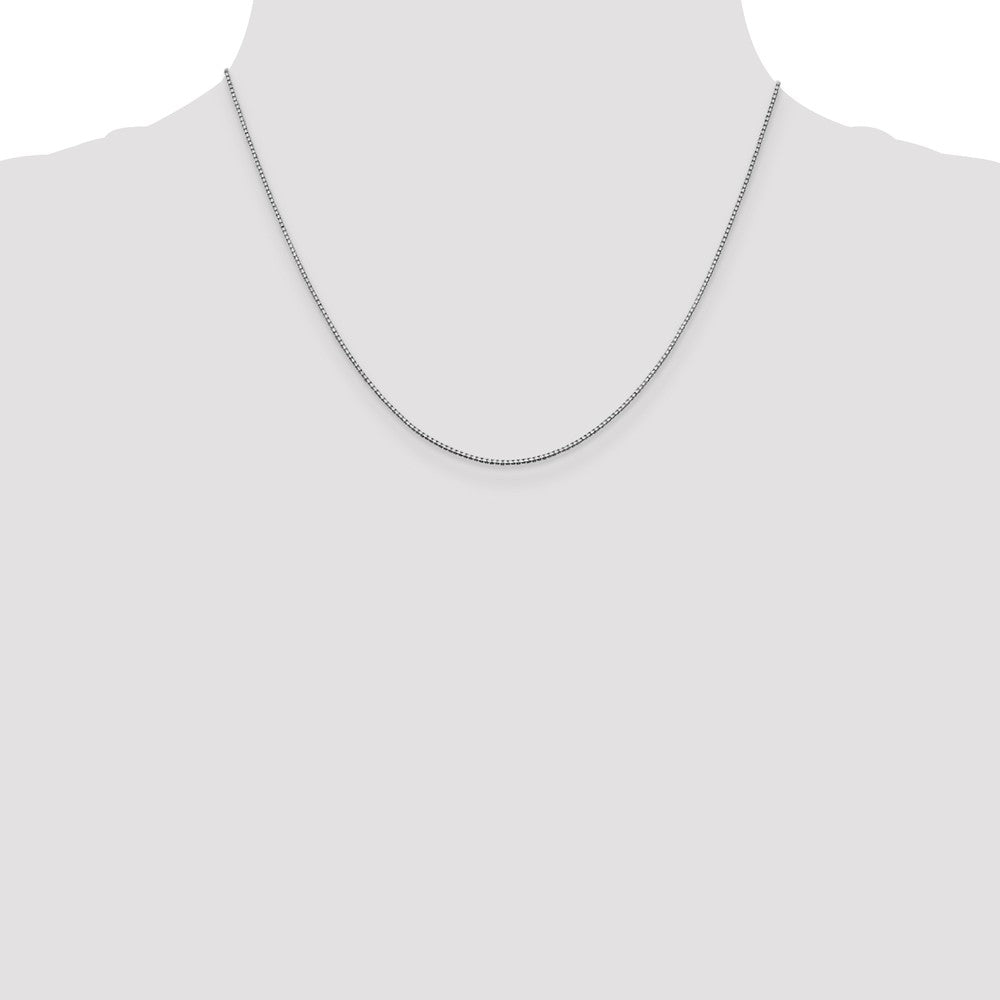 FJC Finejewelers 14k White Gold .95mm Box Chain