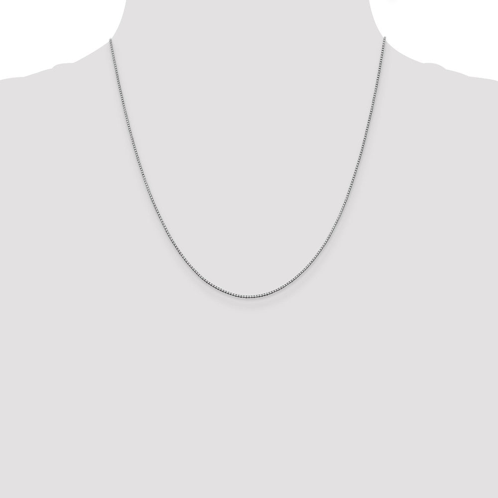 FJC Finejewelers 14k White Gold .95mm Box Chain