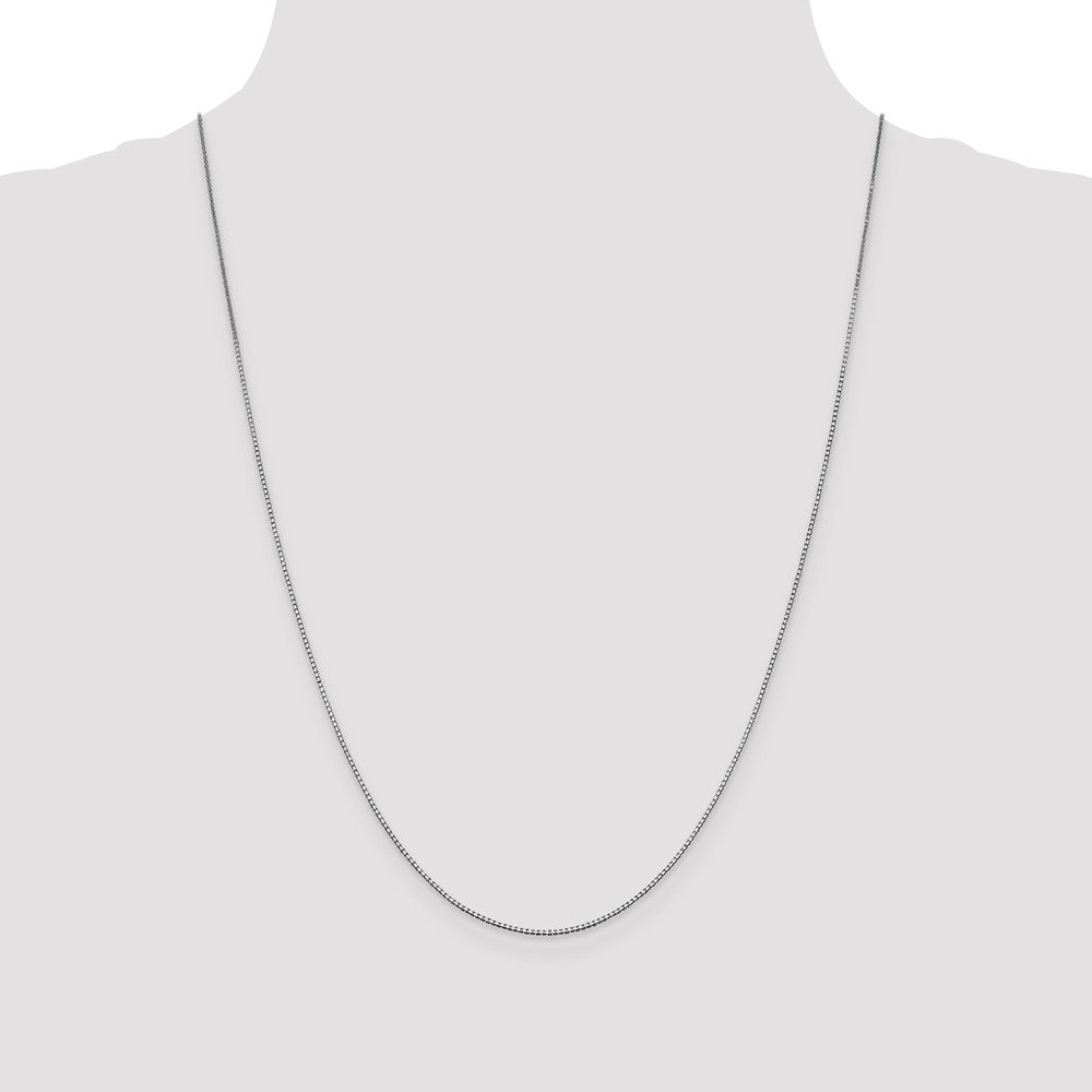 FJC Finejewelers 14k White Gold .95mm Box Chain
