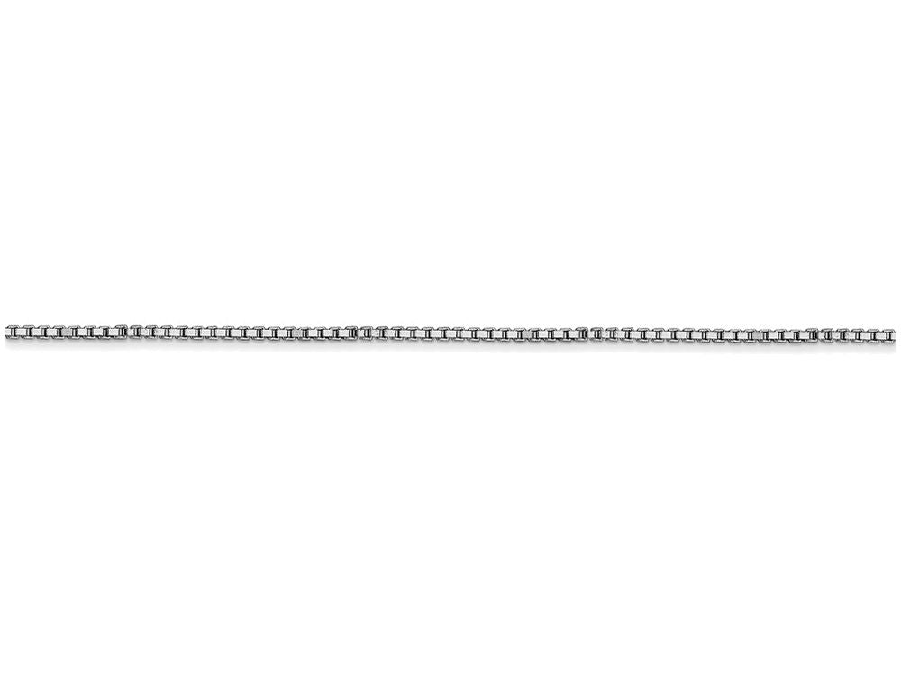 FJC Finejewelers 30 Inch 14k White Gold 1mm Box Chain Necklace