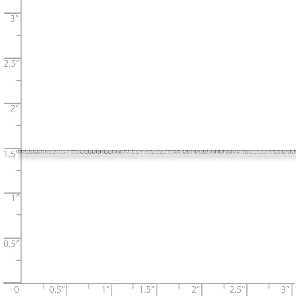 FJC Finejewelers 14k White Gold 1.05mm Box Chain