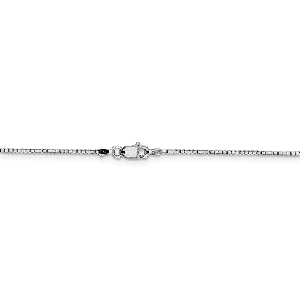 FJC Finejewelers 14k White Gold 30 Inches Long 1.05mm Wide Box Chain