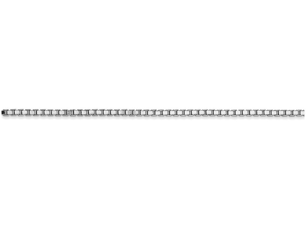 FJC Finejewelers 24 Inch 14k White Gold 1.35mm Box Chain Necklace