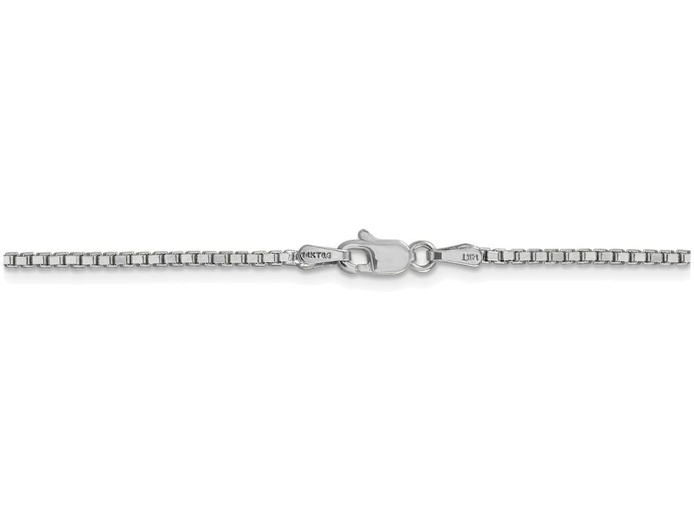 FJC Finejewelers 30 Inch 14k White Gold 1.35mm Box Chain Necklace