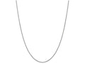 FJC Finejewelers 9 Inch 14k White Gold .90mm Box Chain Ankle Bracelet (Smaller Ankles)