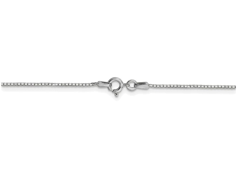 FJC Finejewelers 30 Inch 14k White Gold .90mm Box Chain Necklace