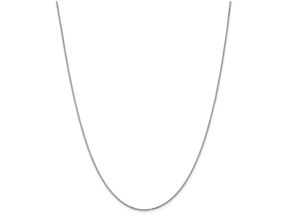FJC Finejewelers 7 Inch 14k White Gold .90mm Box Chain Bracelet