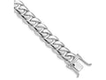 FJC Finejewelers 8 Inch 14k White Gold 11.0mm Curb Link Chain Bracelet