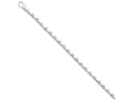 FJC Finejewelers 7 Inch 14k White Gold 4.5mm Hand-polished Link Chain Bracelet