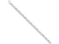 FJC Finejewelers 7 Inch 14k White Gold 6.2mm Polished Fancy Link Chain Bracelet