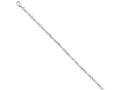 FJC Finejewelers 7 Inch 14k White Gold 3.25mm Fancy Link Chain Bracelet