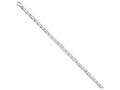 FJC Finejewelers 8 Inch 14k White Gold 4.75mm Fancy Link Chain Bracelet