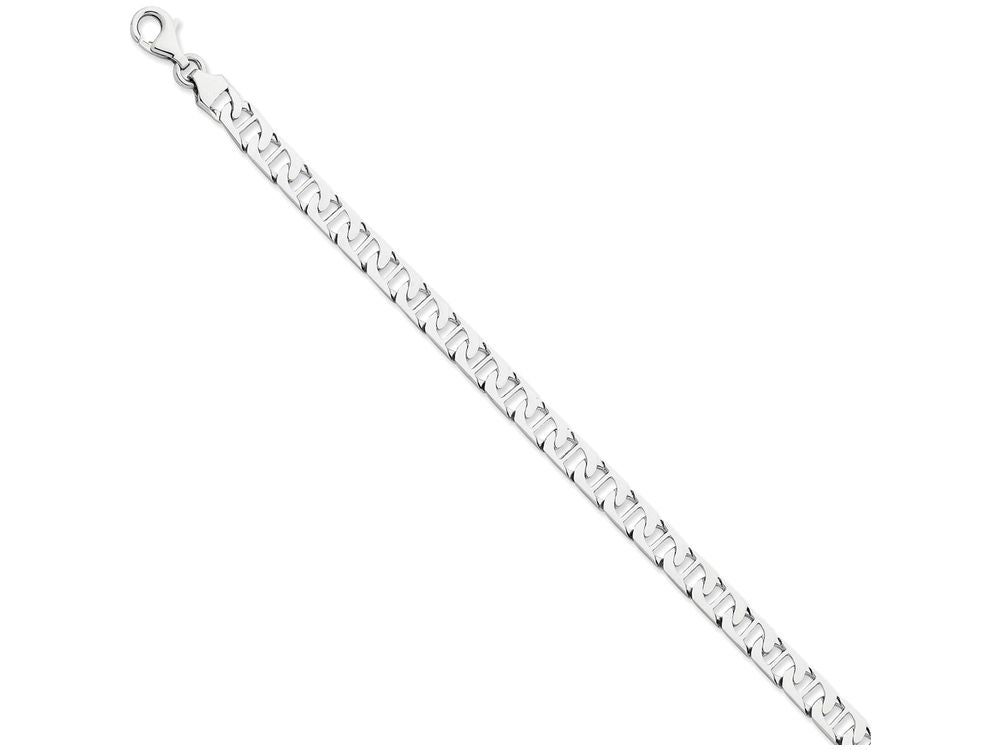 FJC Finejewelers 7.25 Inch 14k White Gold 6.25mm Polished Fancy Anchor Link Chain Bracelet