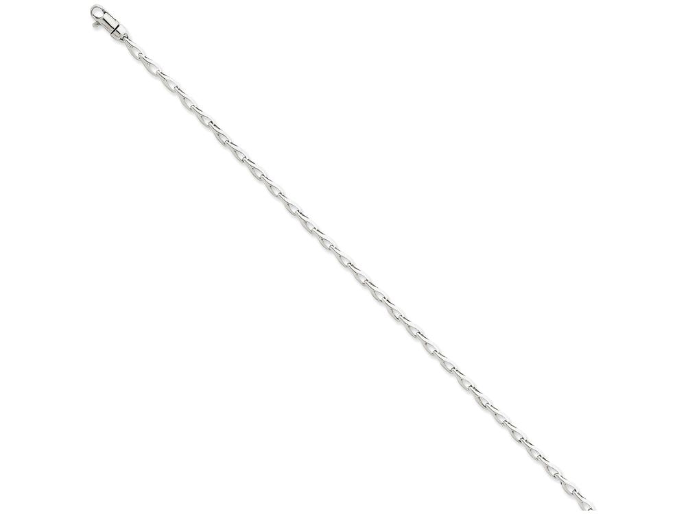 FJC Finejewelers 8.25 Inch 14k White Gold 2.75mm Fancy Link Chain Bracelet