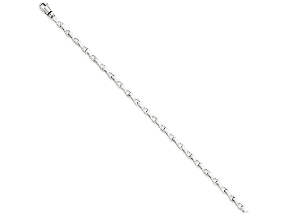 FJC Finejewelers 7.25 Inch 14k White Gold 3.5mm Fancy Link Chain Bracelet