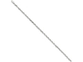 FJC Finejewelers 8.25 Inch 14k White Gold 3mm Fancy Link Chain Bracelet