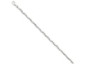 FJC Finejewelers 7 Inch 14k White Gold 3.75mm Polished Fancy Link Chain Bracelet