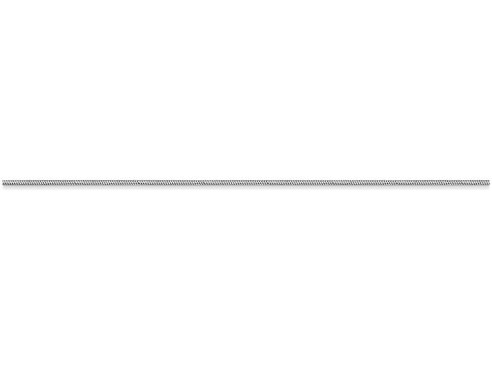 FJC Finejewelers 9 Inch 14k White Gold .80mm Ocatagonal Snake Chain Ankle Bracelet (Smaller Ankles)