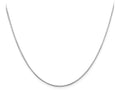 FJC Finejewelers 9 Inch 14k White Gold .80mm Ocatagonal Snake Chain Ankle Bracelet (Smaller Ankles)